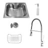 Kit Cuba Pia Gourmet Luxo Prizi Aço Inox 304 SB6042 + Tornei - 1