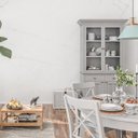 Ver imagem 2 de Papel de Parede Mármore Suave Cinza Polido Gh Papel de Parede 2,5m
