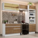 Ver imagem 1 de Armário de Cozinha Completa 270cm Branco/Rustic Glamy Madesa 12