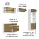 Ver imagem 5 de Armário de Cozinha Completa 270cm Branco/Rustic Glamy Madesa 12