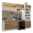 Ver imagem 3 de Armário de Cozinha Completa 270cm Branco/Rustic Glamy Madesa 12