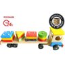 Brinquedo Educativo Caminhão Didático Peças De Encaixe Em Madeira - 2