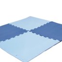 Ver imagem 1 de Tatame Eva 1,50x1 Mt Esp 10mm Azul - 6 Placas 50x50 Cm