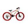 Bicicleta Grau Aro 26 21 Marchas Colli Bege/vermelho - 1