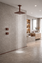 Ver imagem 2 de Kit Ducha Quadrada 20x20 Slim de Teto + 2 Acabamentos para Registro Base Deca Quadrado de 1/2 ou 3/4