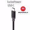 Carregador Moto G6 Plus xt1926 Turbo Power 18W Tipo-C Preto - 3