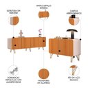 Ver imagem 3 de Balcão Aparador Buffet Saluti e Benvenuto Off Cinamomo Hb Móveis