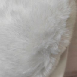 Almofada de Coração Pelúcia Pelo Curto Branco Para Decoração - 3