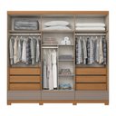 Ver imagem 3 de Guarda Roupa Casal 6 Portas 9 Gavetas 100% MDF Imperial Henn
