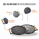Ver imagem 2 de Chapa Dupla Face Alça de Madeira 30 Cm