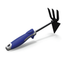 Abridor de Cova para Jardinagem Aço Carbono Cabo Emborrachado Azul Durín - 1