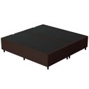 Ver imagem 5 de Base Cama Box Casal Queen 158cm Bipartido Hit I02 Corano Marrom - Mpozenato
