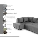 Ver imagem 3 de Sofá Andros Chaise e 3 Lugares 2,73m