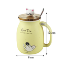 Ver imagem 1 de Caneca de Cerâmica Walfos Resistente Ao Calor Elashopp Amarelo 401-500ml