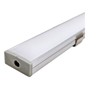 Perfil Sobrepor Slim 1m + Fita Led Cob + Fonte - Branco - 4000k