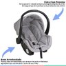Carrinho Bebe Berço Passeio Reversível Galzerano 15kg Milano Cinza + Bebê Conforto + Protetor Solar  - 7