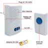 Campainha Wireless Resistente Água Sem Fio Residencial - 3