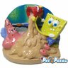 ENFEITE TURMA DO BOB ESPONJA CASTELO DE AREIA ( SBR12 ) 7CM - 1