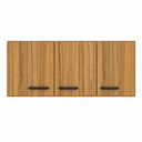 Ver imagem 4 de Armário Aéreo de Cozinha 120cm 3 Portas Berlim CO6300 Ipê - Decibal