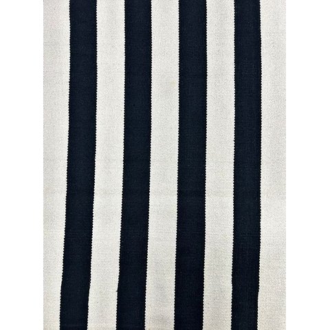 Tapete Tear 148x186 Algodão Preto Cru