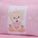 Ver imagem 2 de Kit Cobre Leito Solteiro Colcha Stitch e Angel Infantil 4 Peças:princesa Ursa Rosa