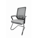 Ver imagem 7 de Kit 02 Cadeiras Fixas Pé S Adrix Plaxmetal Couro Eco Cinza