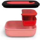 Ver imagem 2 de Lancheira Hermética com Válvula Lunch Box On The Go 20x12x7 - Bright Red- Guzzini
