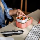 Ver imagem 4 de Lancheira Hermética com Válvula Lunch Box On The Go 20x12x7 - Bright Red- Guzzini