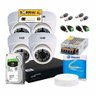 Kit Cftv 4 Câmeras Hb-2001 720p Dvr Luxvision 4c Ecd com Hd. - 1