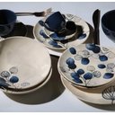 Ver imagem 2 de Prato de Sobremesa Flores Azuis