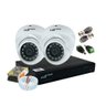 Kit Cftv 2 Câmeras Luxvision Lv5280d Hvr Ecd 1080p 4 Canais.. - 1