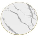 Ver imagem 7 de Conjunto Mesa de Jantar Redonda Imperial 70cm Branca com 4 Cadeiras Roma - Marrom