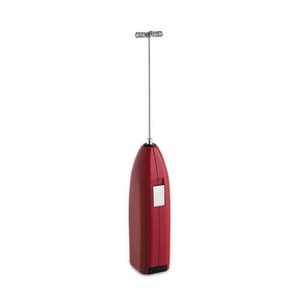 Mini Mixer Elétrico Inox Misturador Shake Café wheyprotein Nome do desenho:Geométrico;Cor:Vermelho