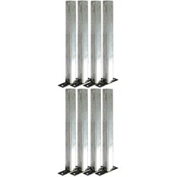Cerca concertina simples inox 30cm 20 metros com kit - 7