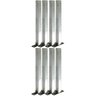 Cerca concertina simples inox 30cm 20 metros com kit - 7