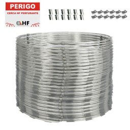 Cerca concertina dupla clipada galvanizada 45cm 12 metros - 2