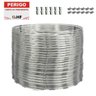 Cerca concertina dupla clipada galvanizada 45cm 12 metros - 2