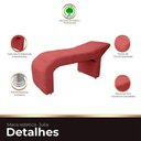 Ver imagem 2 de Maca Estofada Julia para Estetica Facial Sombrancelha e Cilios Suede Cor Rose