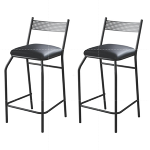 Kit 3 Banquetas Bancos Bistrô Alta para Cozinha Balcão Aço