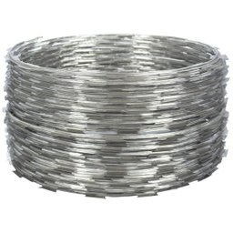 Cerca concertina simples inox 30cm 10 metros com kit - 3
