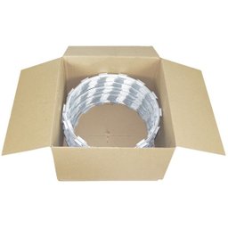 Cerca concertina simples galvanizada 45cm 60 metros com kit - 10