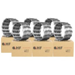 Cerca concertina simples galvanizada 45cm 60 metros com kit - 2