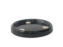 Ver imagem 1 de Prato Coletor Redondo para Vaso de Fibra de Vidro 21cm - 21bh - Preto