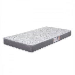 Colchão Solteiro Hellen Espuma D33 Pro Confort 78x188x12cm Cinza - 1 Colchão Solteiro Hellen Espuma D33 Pro Confort 78x188x12cm Cinza - 1