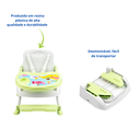 Ver imagem 5 de Cadeirão Cadeira Alimentação 3em1 Bebê Mesa Alta Mundo Bita Verde Refeição Papinha Styll Baby