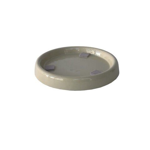 Prato Coletor Redondo para Vaso de Fibra de Vidro 21cm - 21bh - Areia