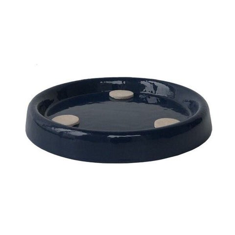 Prato Coletor Redondo para Vaso de Fibra de Vidro 21cm - 21bh - Índigo
