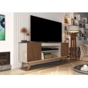 Ver imagem 1 de Rack Malibu Germai Off White/freijó