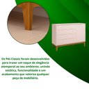 Ver imagem 4 de Comoda Sapateira Elfe Classic 1 Porta 4 Gavetas Areia Fosco - Moveisaqui