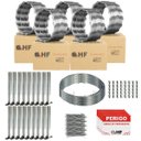 Ver imagem 2 de Cerca Concertina Simples Galvanizada 45cm 50 Metros com Kit